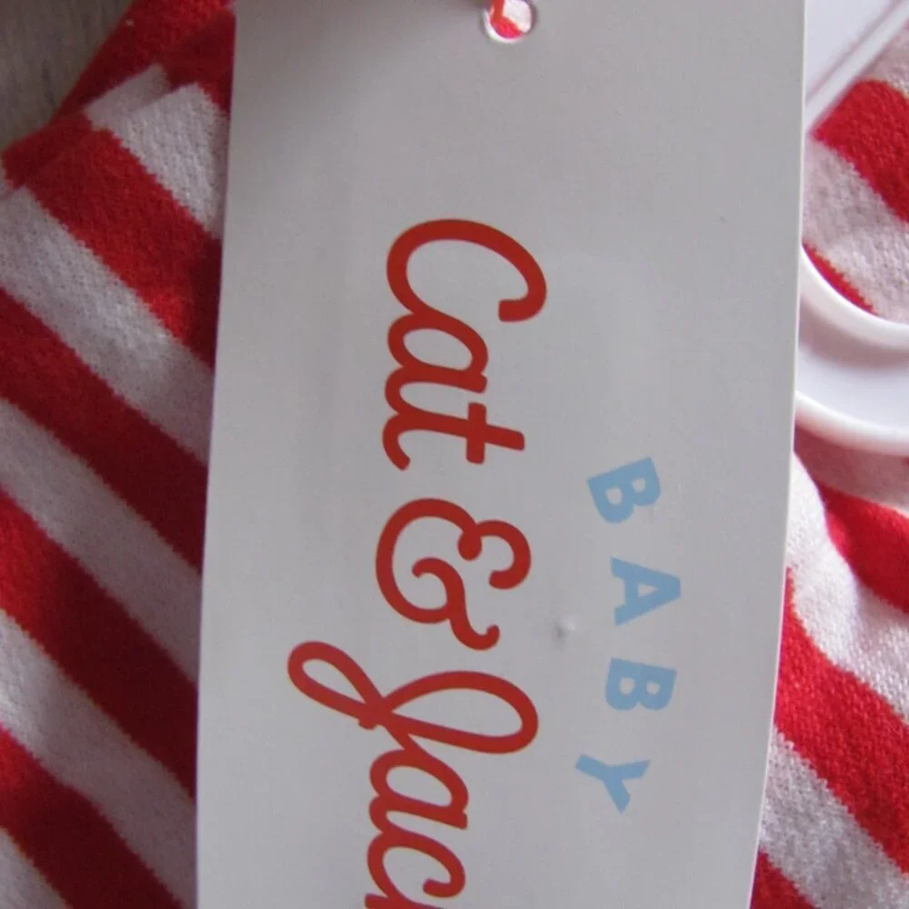 CAT & JACK CHRISTMAS 2 PIECE SET  NWT NB
